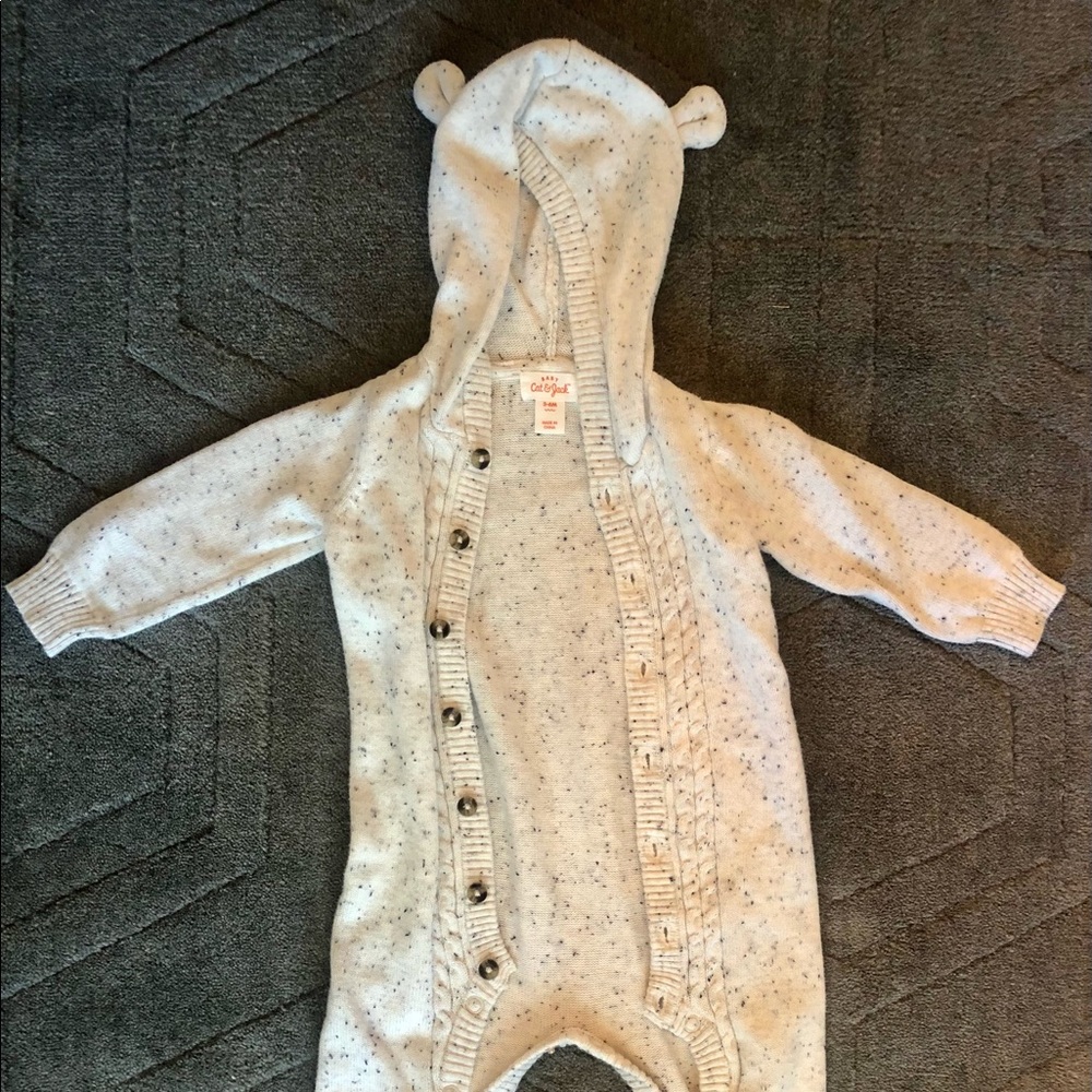 Baby Cat & Jack 3-6M bear bodysuit